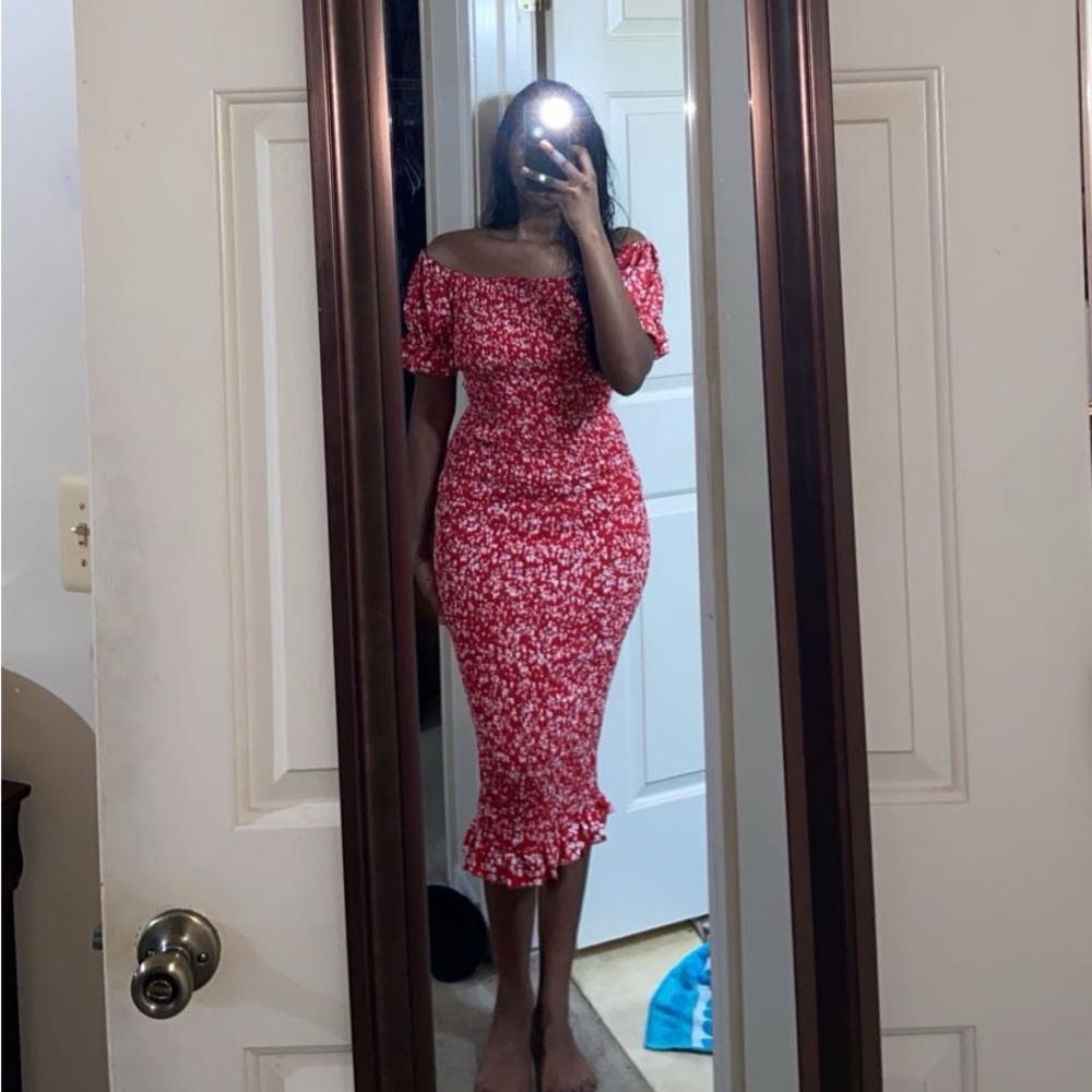 SHEIN smocked dress